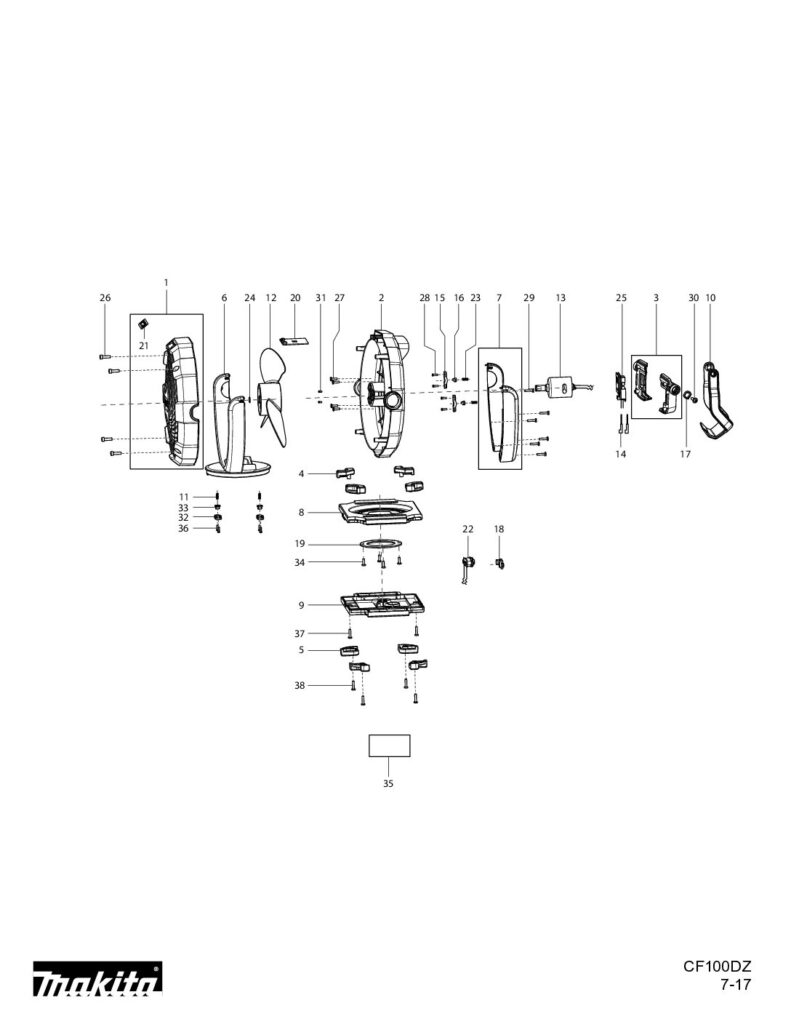 thumbnail of CF100DZ_Parts_Breakdown