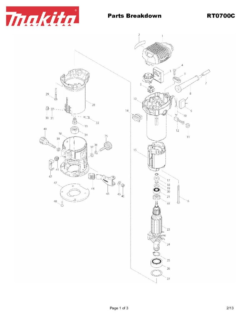 thumbnail of RT0700C_Parts_Breakdown