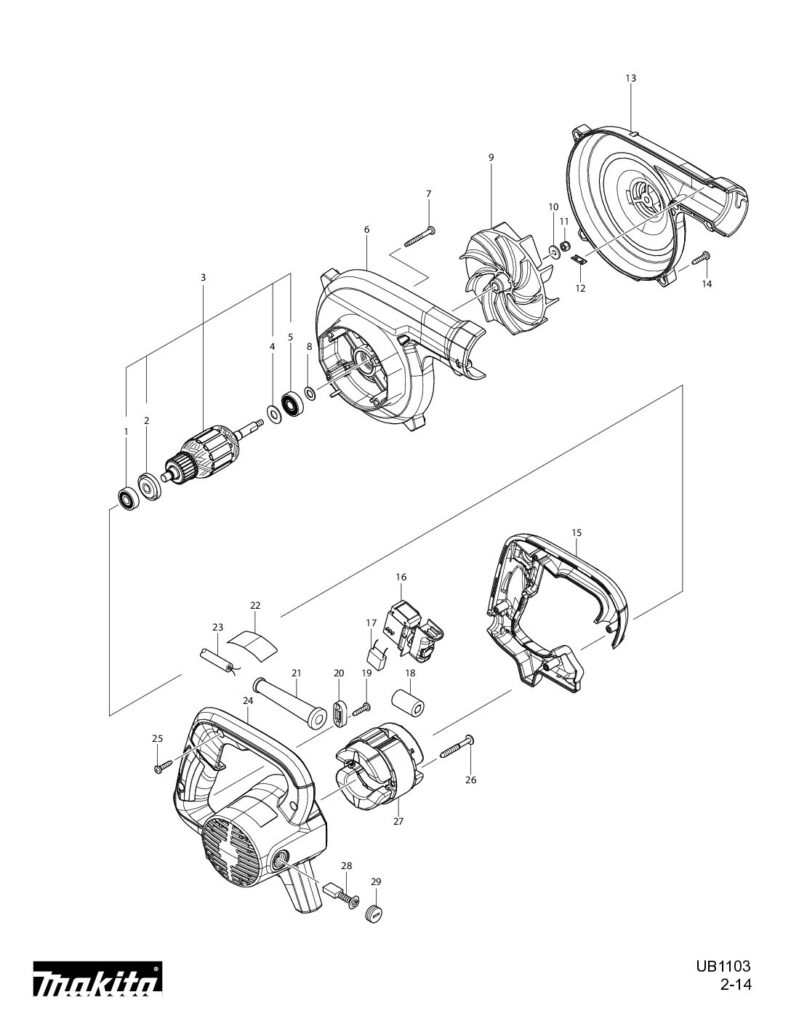 thumbnail of UB1103_Parts_Breakdown
